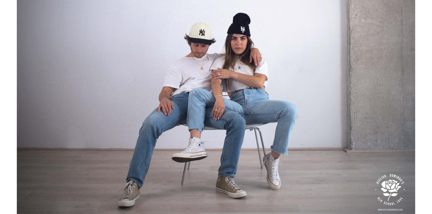 Atelier Domingo's lookbook for its first jewelry collection, Old School Love.