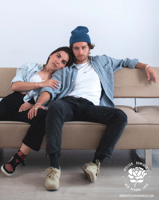 Atelier Domingo's lookbook for its first jewelry collection, Old School Love.