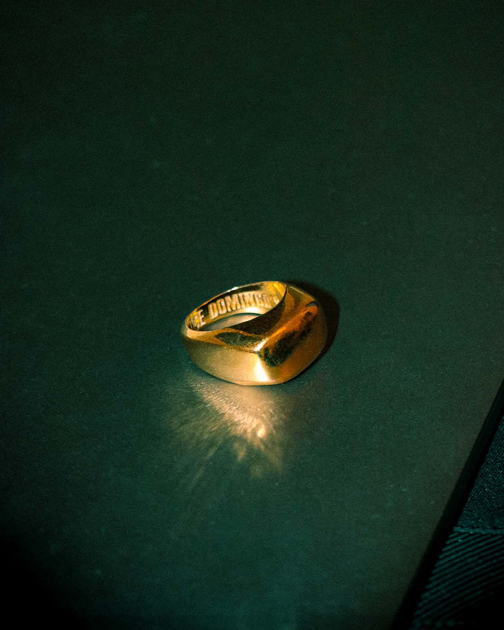 Atelier Domingo's Block gold ring is a tribute to New York block parties. This unisex ring is made in Spain. It is made of a high-quality 24 karat gold plating. All our jewelry is unisex, made for both men and women.