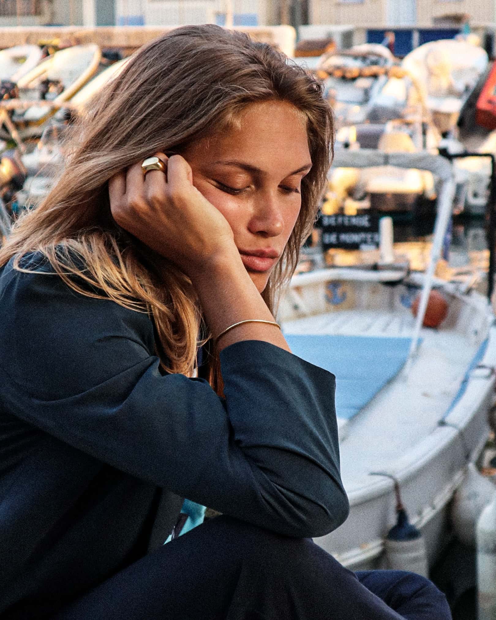 Atelier Domingo's Block gold ring is a tribute to New York block parties. This unisex ring is made in Spain. It is made of a high-quality 24 karat gold plating. All our jewelry is unisex, made for both men and women.