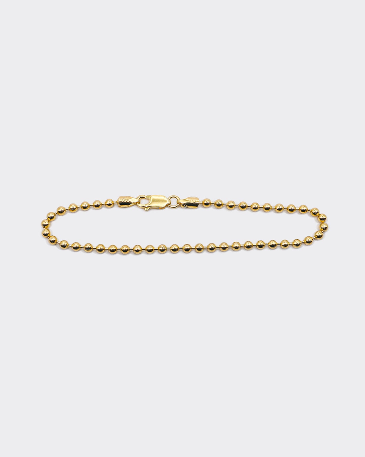 The beads bracelet is an elegant and unisex piece of jewelry, crafted in Italy and made of 925 Sterling Silver with a high-quality 18 karat gold plating. Every jewelry is designed by Atelier Domingo's in France and is made to be worn by both men and women.
