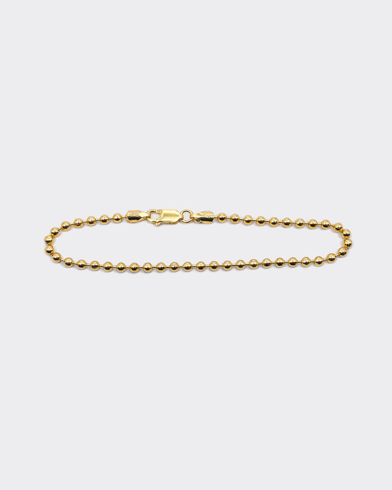 The beads bracelet is an elegant and unisex piece of jewelry, crafted in Italy and made of 925 Sterling Silver with a high-quality 18 karat gold plating. Every jewelry is designed by Atelier Domingo's in France and is made to be worn by both men and women.