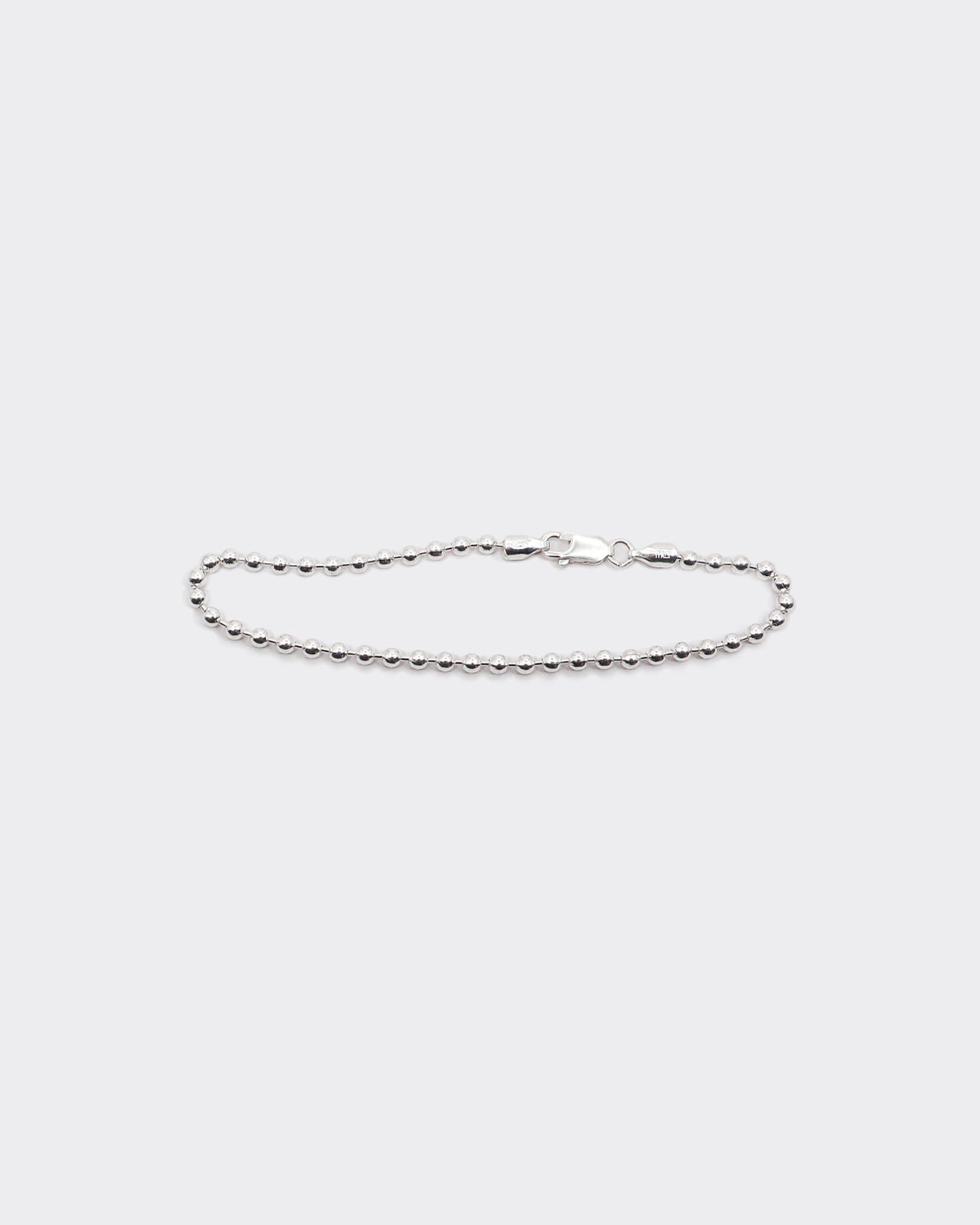 The beads bracelet is an elegant and unisex piece of jewelry, crafted in Italy and made of 925 Sterling Silver. Every jewelry is designed by Atelier Domingo's in France and is made to be worn by both men and women.