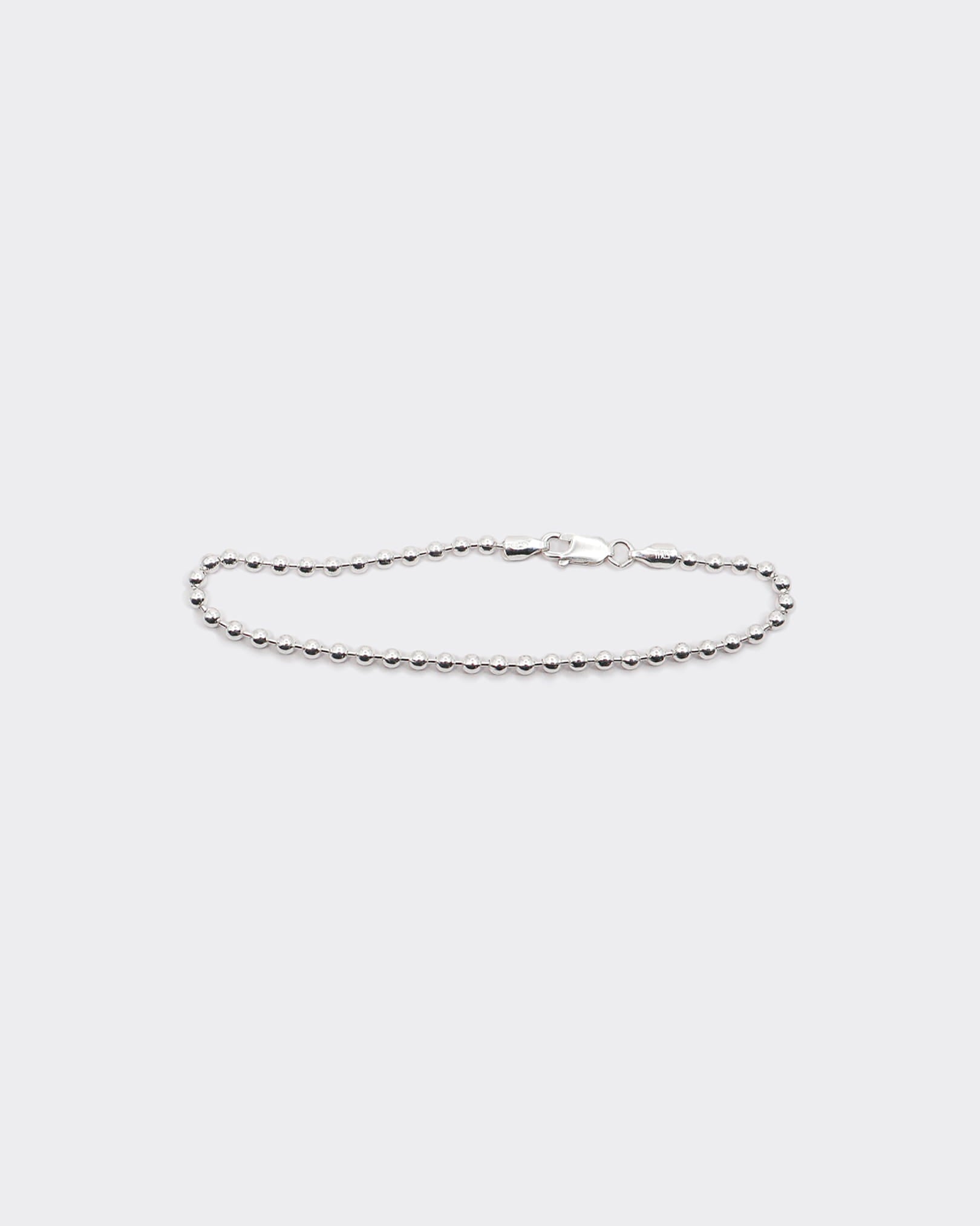 The beads bracelet is an elegant and unisex piece of jewelry, crafted in Italy and made of 925 Sterling Silver. Every jewelry is designed by Atelier Domingo's in France and is made to be worn by both men and women.