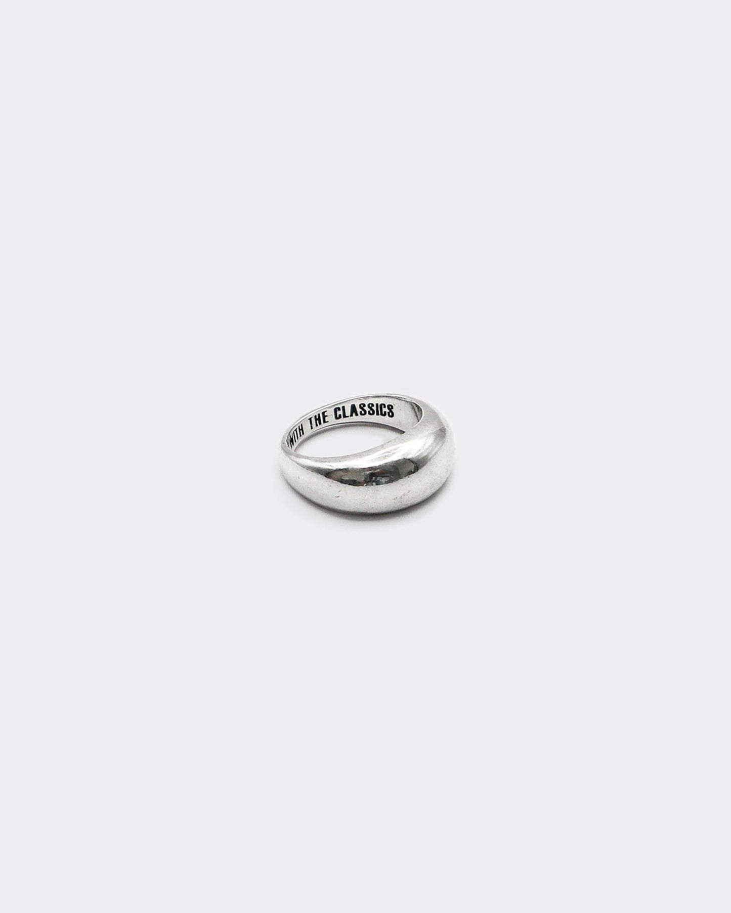 Atelier Domingo's Classic silver ring is made in Spain. This unisex ring is for both men and women. This jewelry is made of a high-quality 925 Sterling silver plating (10 microns). Stay with the Classics.