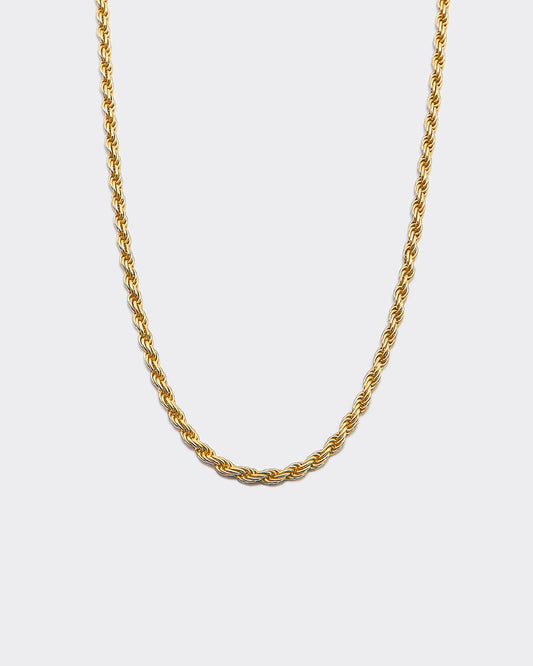 The Rope Chain is an elegant and unisex piece of jewelry, crafted in Italy and made of 925 Sterling Silver with a high-quality 18 karat gold plating. Every jewelry is designed by Atelier Domingo's in France and is made to be worn by both men and women.