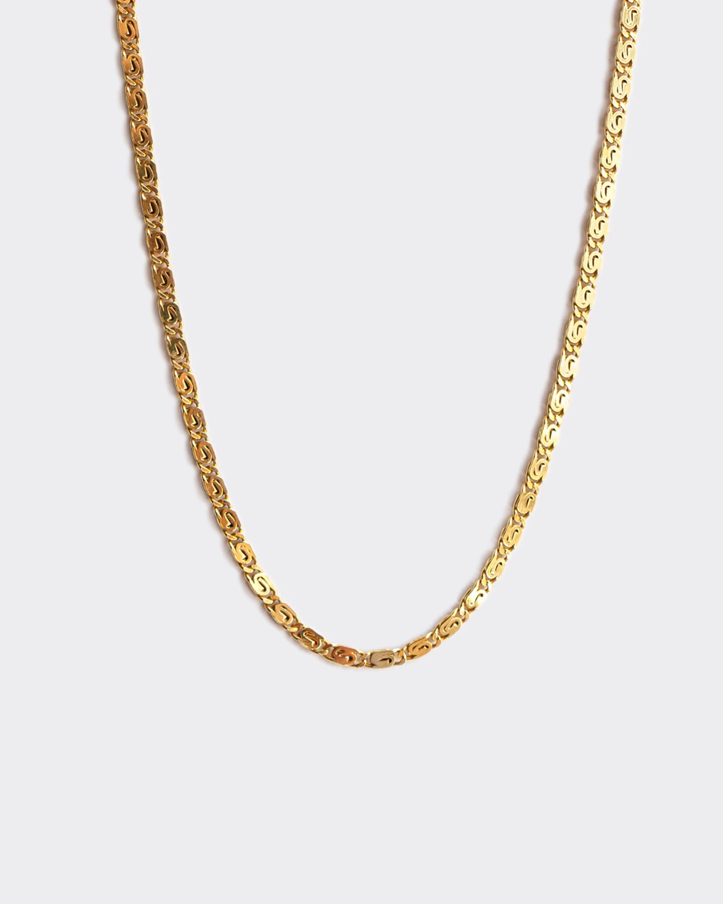 The Snail chain - a bold expression of heritage and rhythm, handcrafted in Italy from 925 sterling silver.