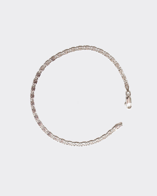 The Snail bracelet - a bold expression of heritage and rhythm, handcrafted in Italy from 925 sterling silver.